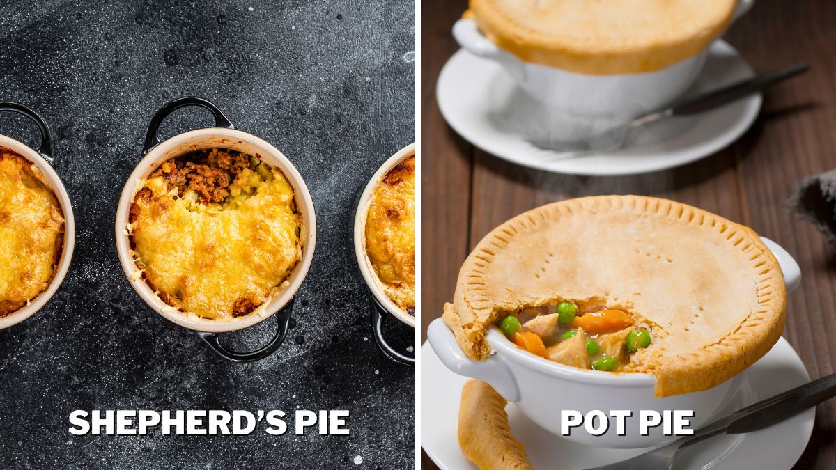 Shepherd's Pie vs. Pot Pie Similarities in Serving Styles