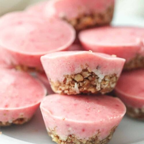 Skinny Frozen Strawberry Bites