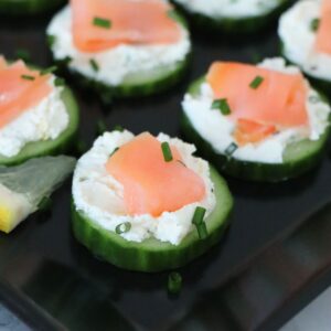 Smoked Salmon Cucumber Appetizer