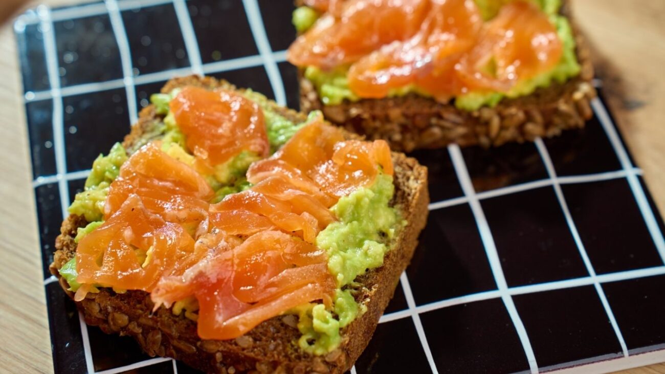 Smoked Salmon on Whole Grain Toast