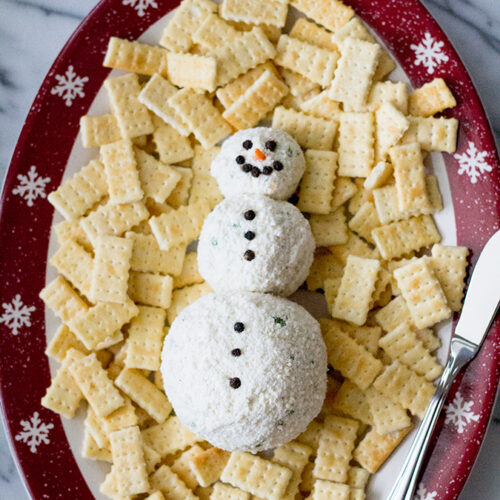 Snowman Ranch Cheese Ball