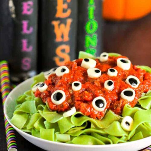 SpendWithPennies Eyeball Pasta for Halloween Dinner 22