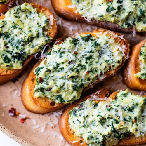 Spinach Artichoke Crostini 10