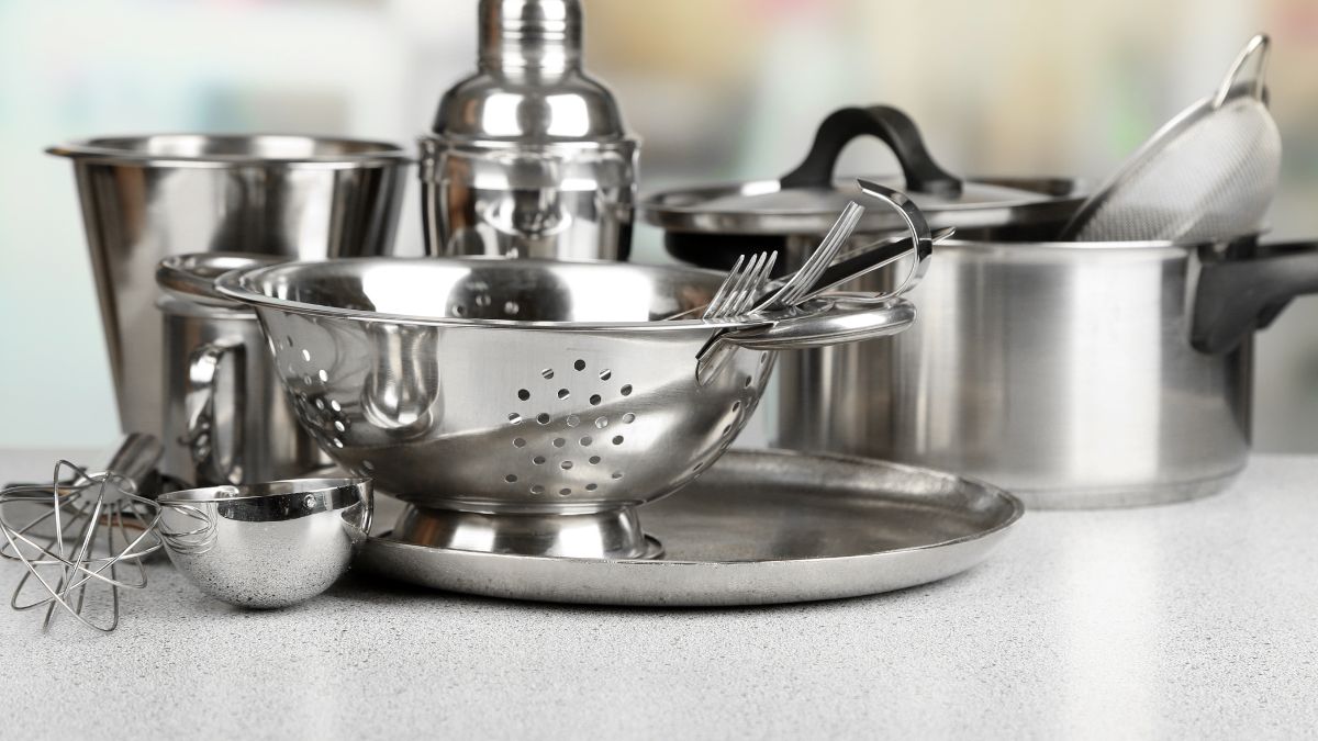 Stainless Steel Plates and kitchenware