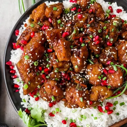 Sticky Pomegranate Chicken 6