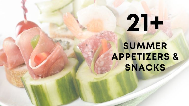 Easy Party-Perfect Summer Appetizers & Snacks