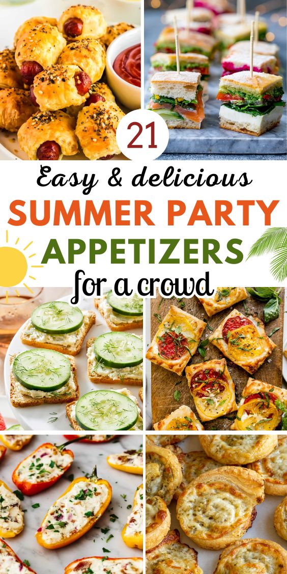 Summer Appetizers Snacks easy