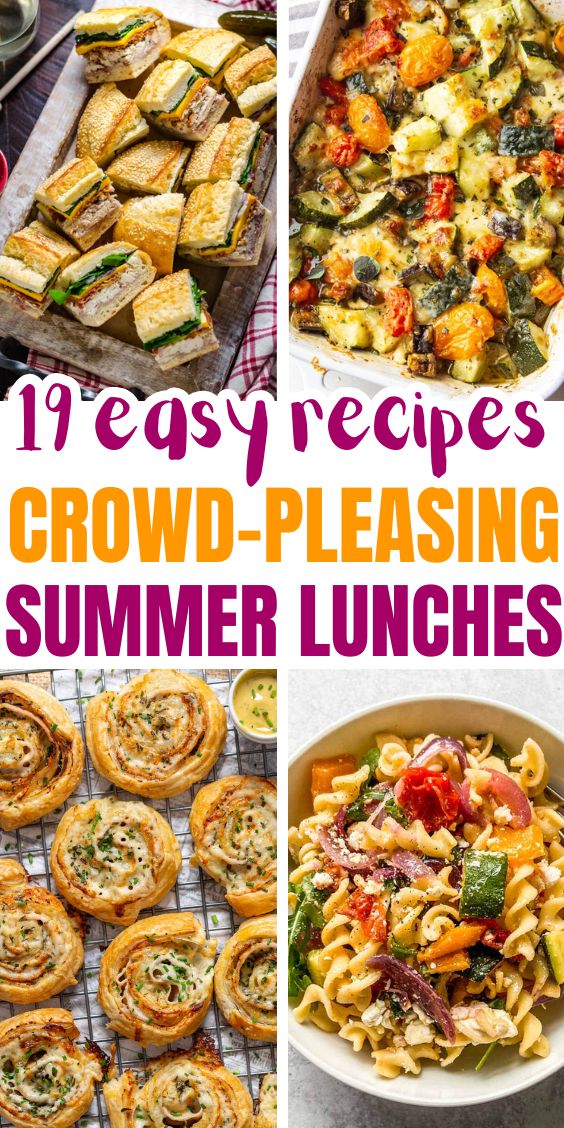 Summer Lunch Ideas For A Crowd