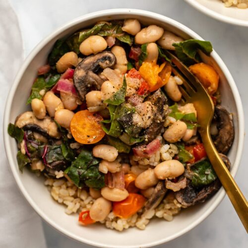 Summer Vegetable White Bean Stir Fry FromMyBowl 11 scaled 1
