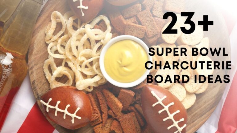 Easy Super Bowl Charcuterie Board Ideas