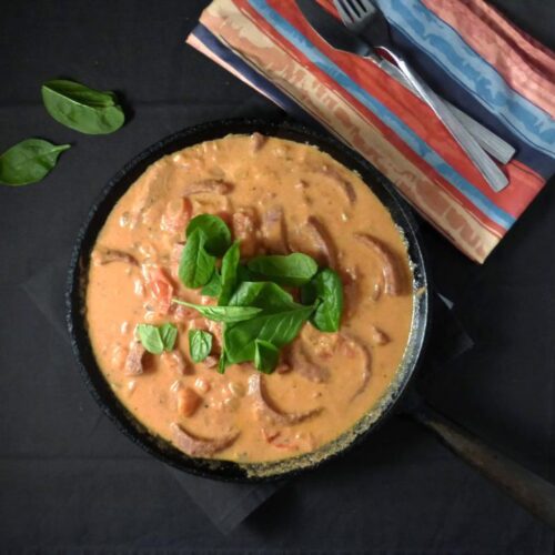 Swedish Sausage Stroganoff1 768x743 1