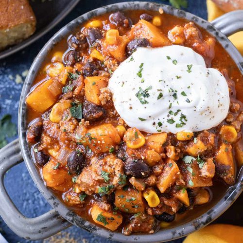 Sweet Potato Turkey Chili 9