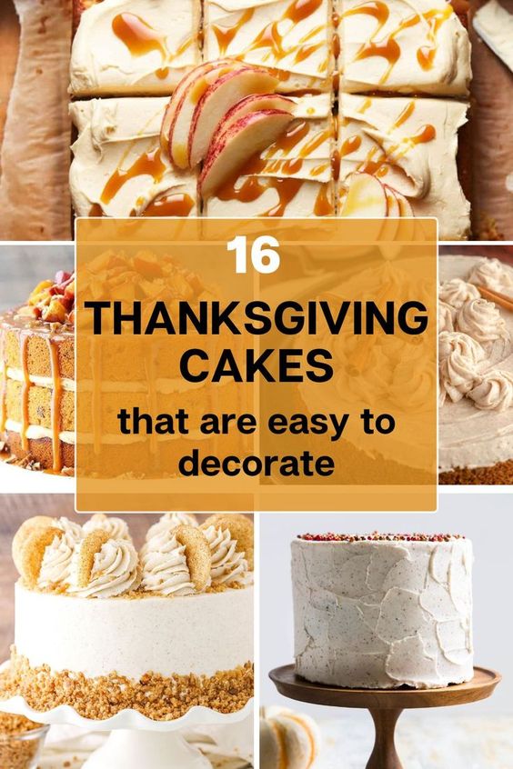 Thanksgiving Cakes to Complete Your Holiday Table