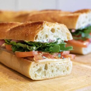 Tomato Arugula Baguette 14