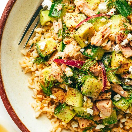 Tuna Avocado Brown Rice Bowls Recipe 9 2