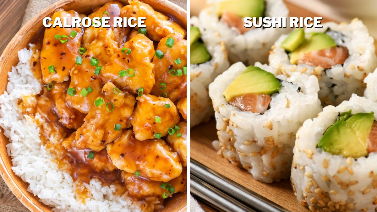 Uses of Calrose Rice vs. Sushi Rice