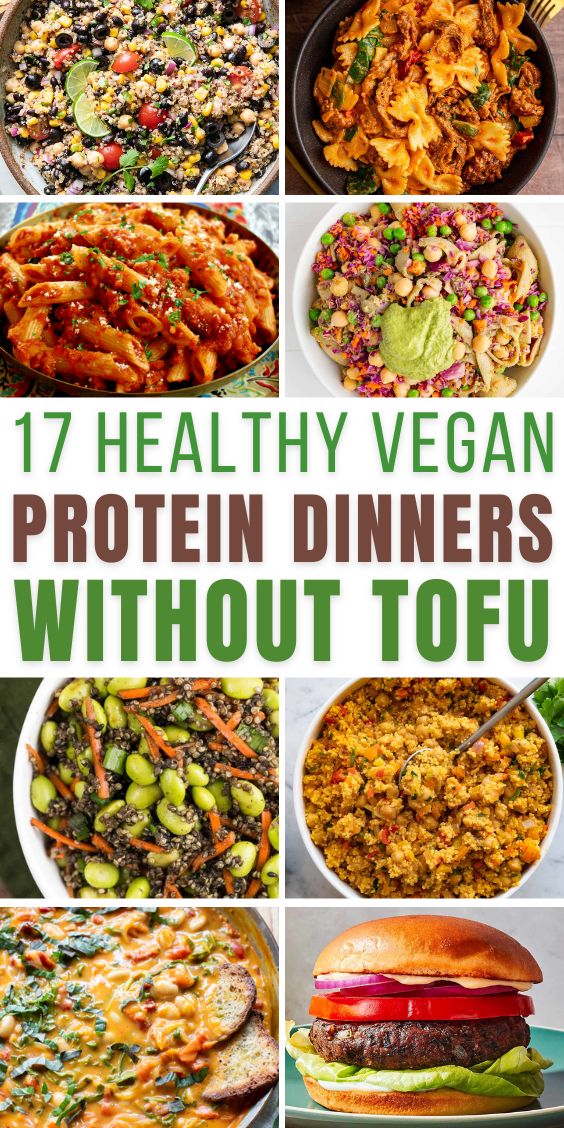 Vegan Dinners Without tofu