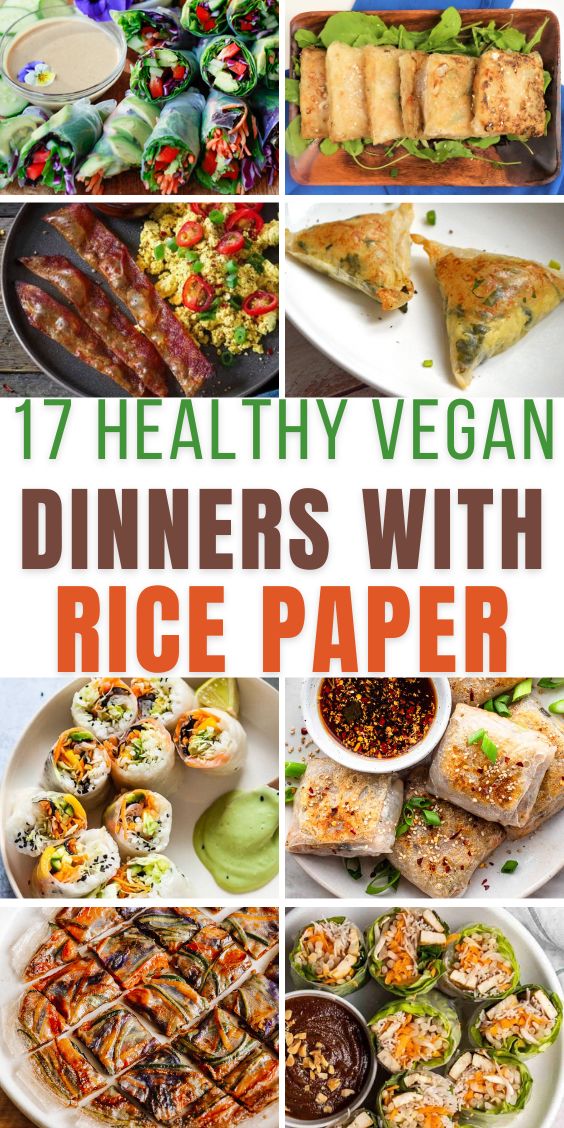Vegan Recipes With Rice paper
