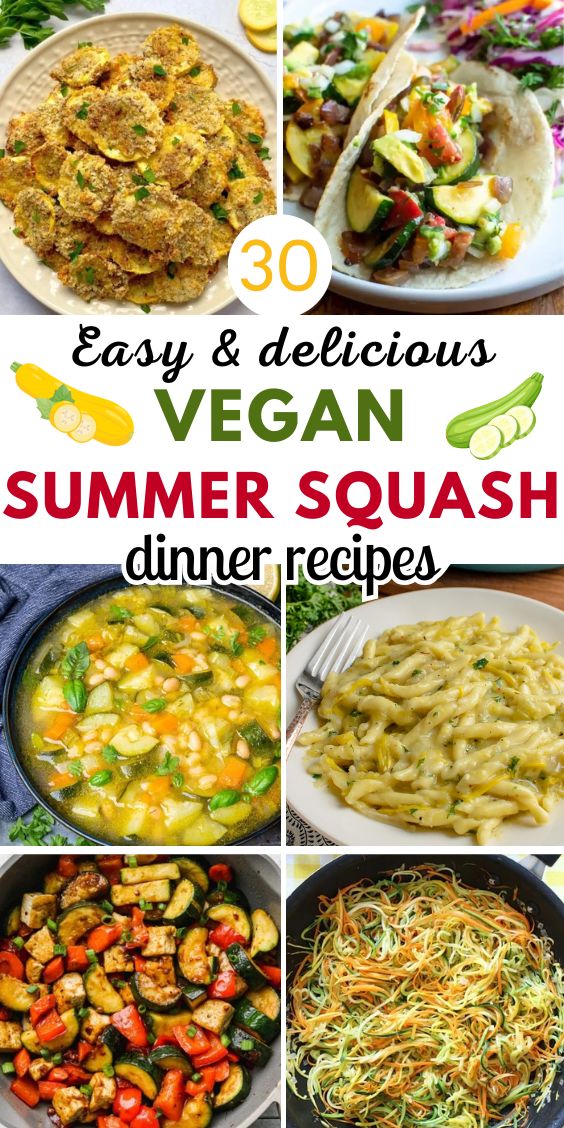 Vegan Summer Squash Recipes 1