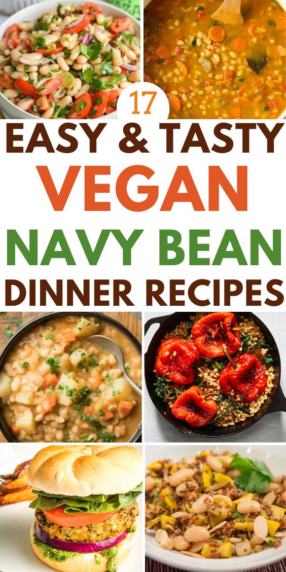Vegan dinner Recipes With navy Beans