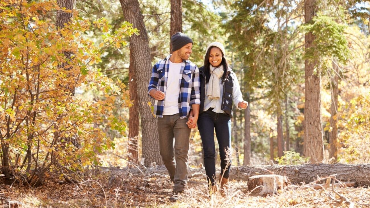 WALKING IN WOODS