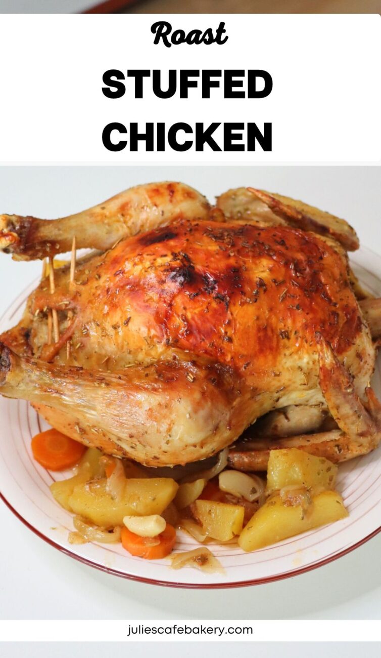 WHOLE ROAST STUFFEC CHICKEN