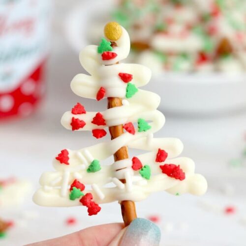 White Christmas Tree Pretzels.0169