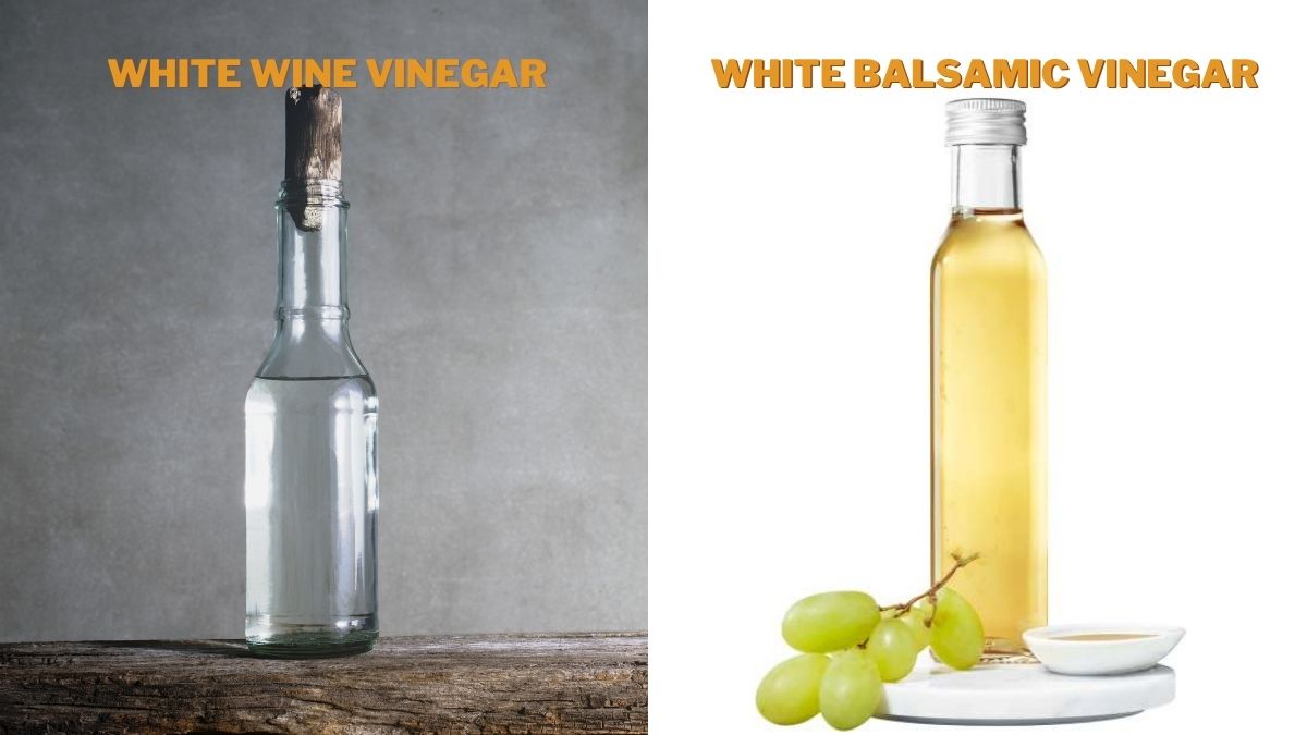 White Wine Vinegar vs. White Balsamic Vinegar