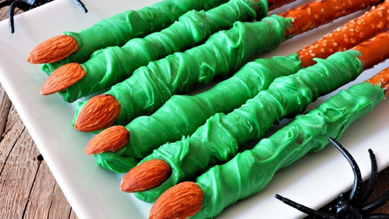 Witch Finger Pretzels