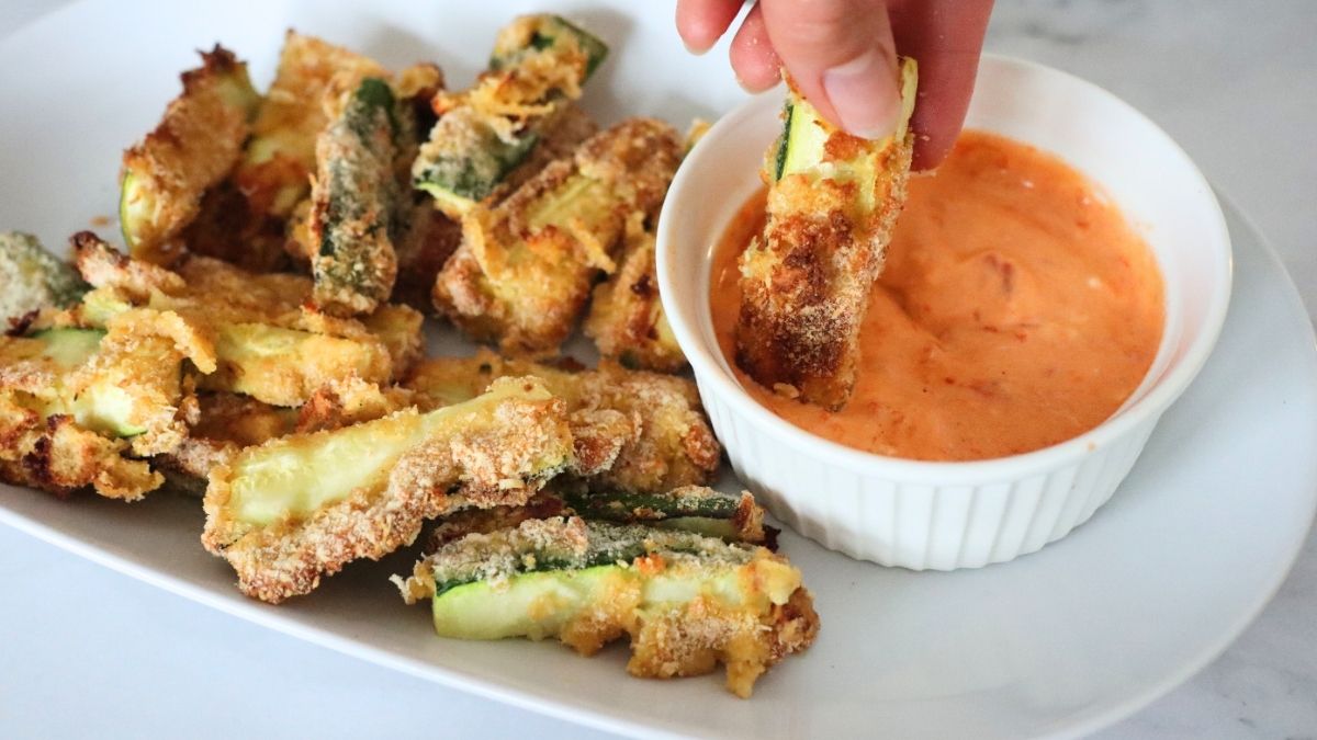 air fryer zucchini fries