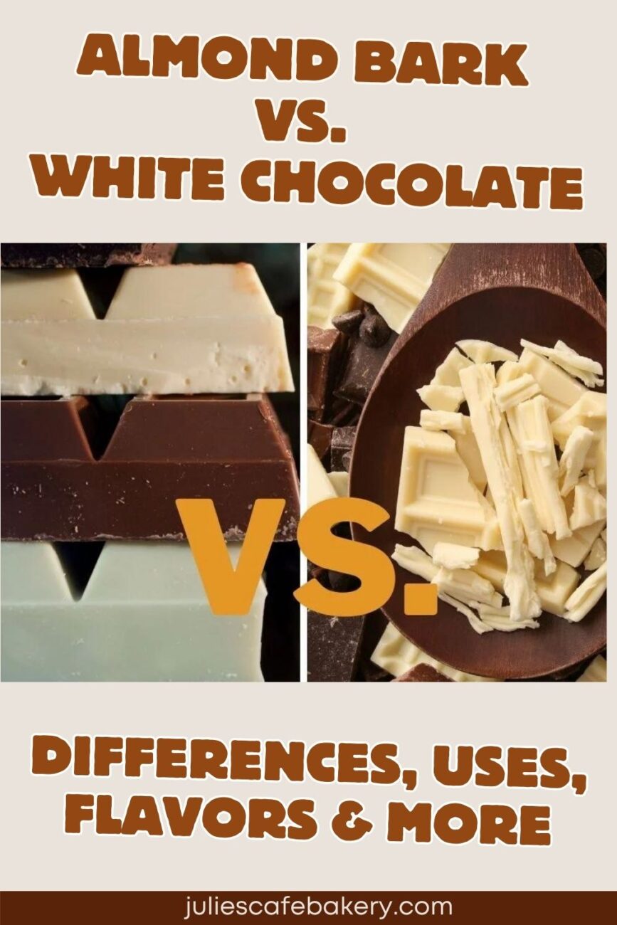 almond bark vs white chocolate