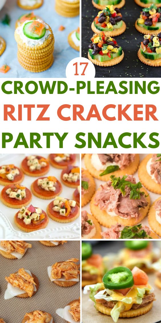 appetizers for party with ritz crackers