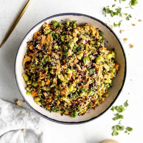asian edamame crunch salad