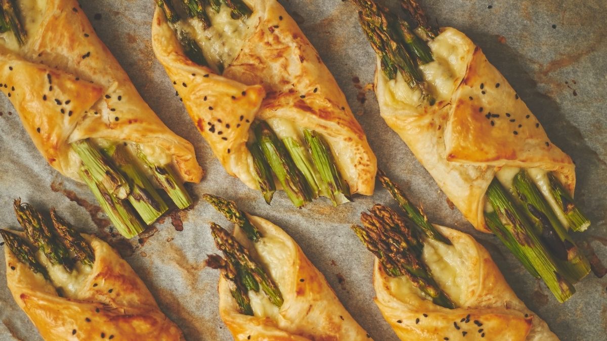 asparagus tartlets