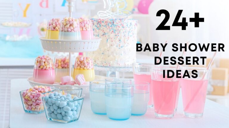 Dessert Table for Baby Shower [for Boys and Girls]