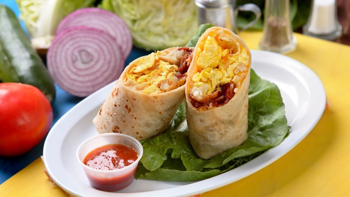 bacon egg and Cheese Burritos