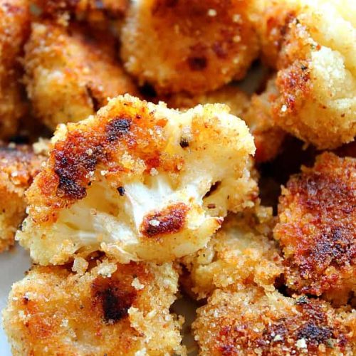 baked garlic parmesan cauliflower 3