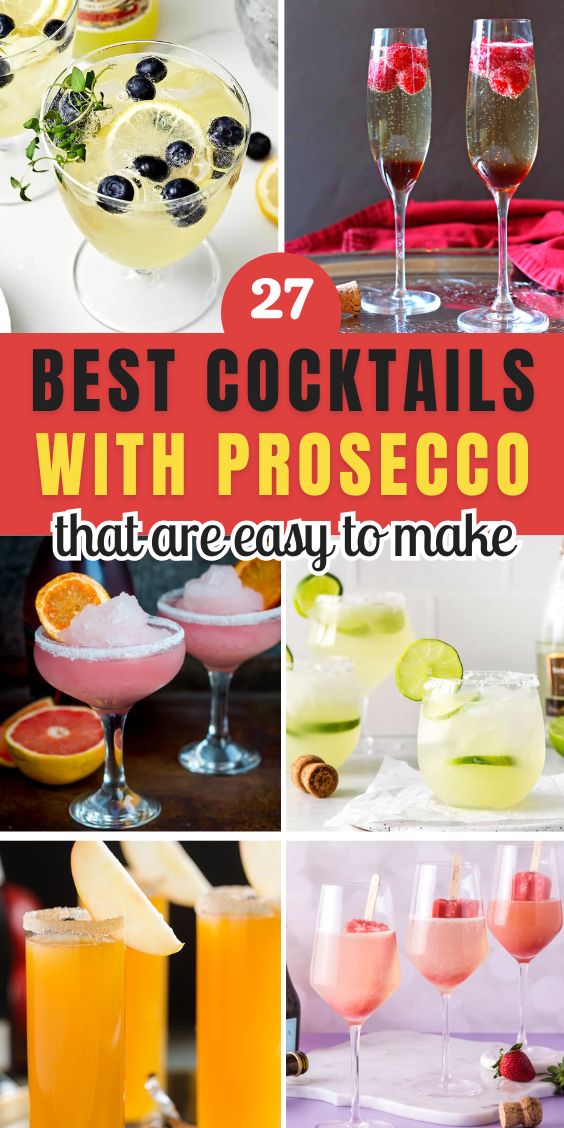 best cocktails with prosecco