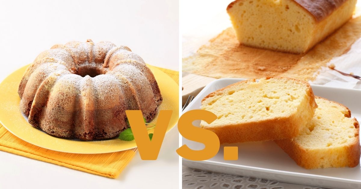bundt cake vs pound cake