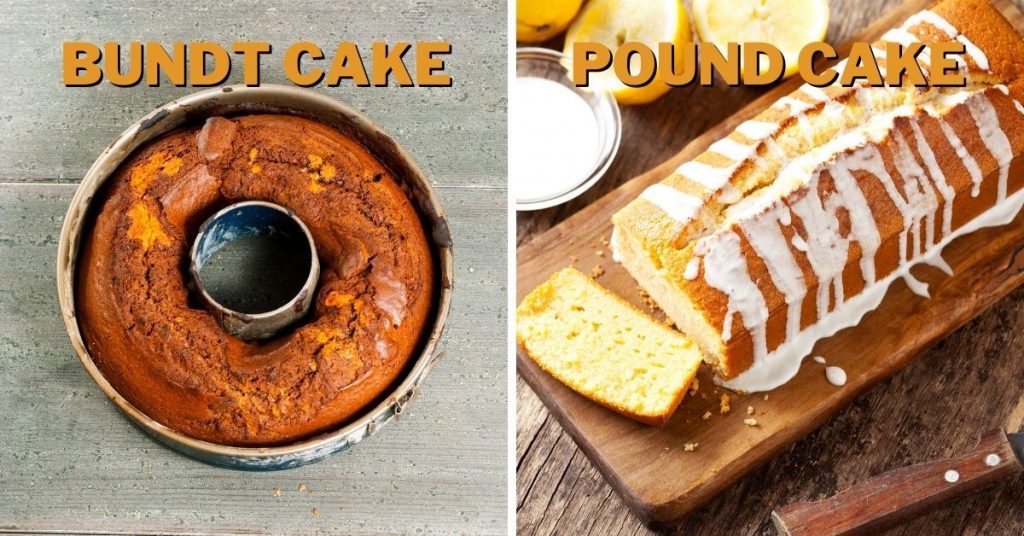 bundt cake vs pound cake