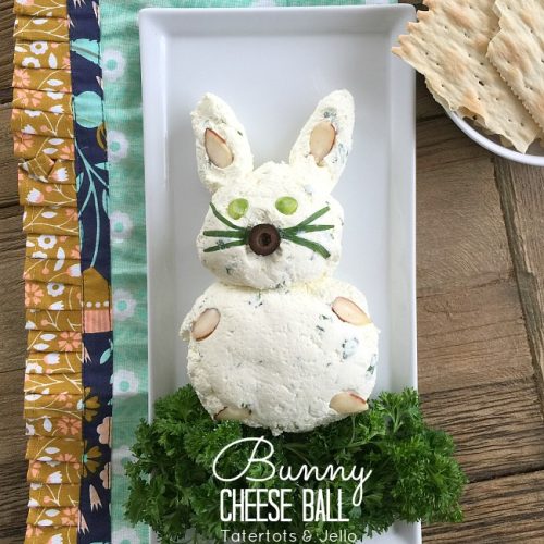 bunny cheese ball recipe party idea