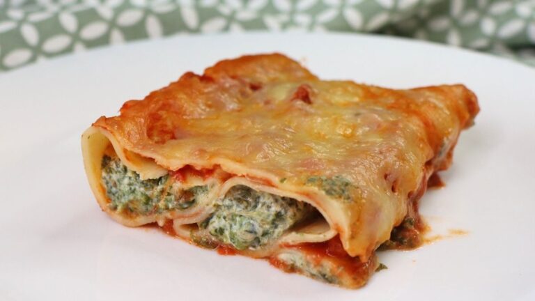 Cannelloni with Spinach and Ricotta [Step-by-step Recipe]
