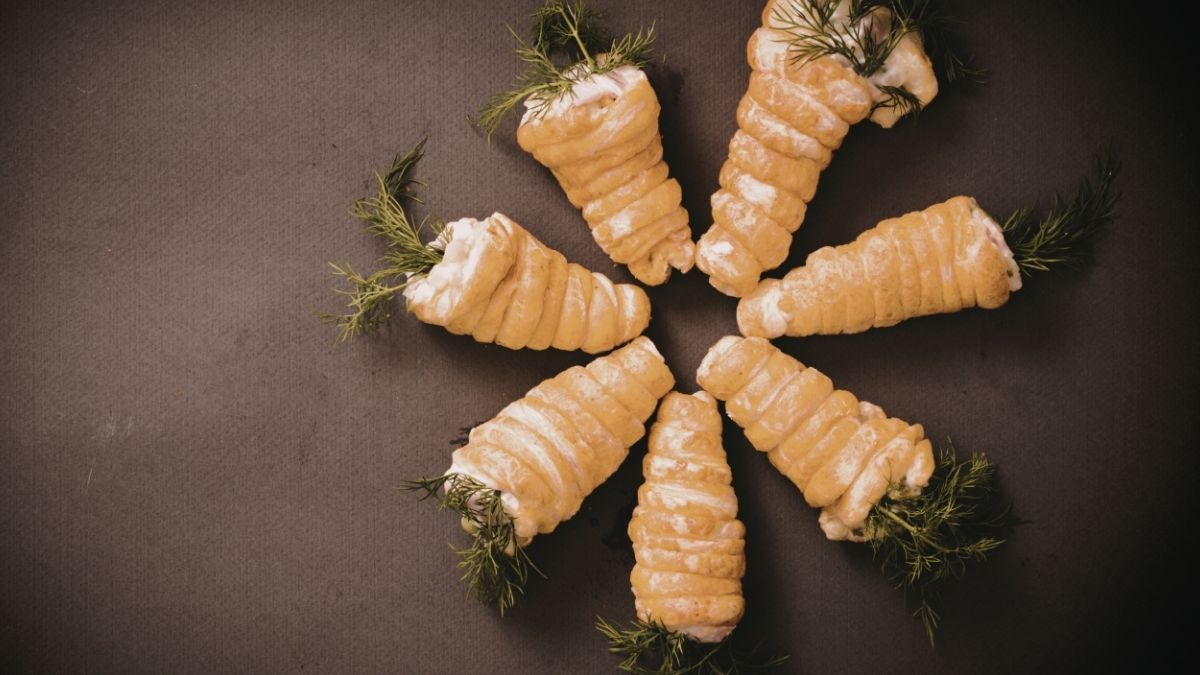 carrot puff pasteries