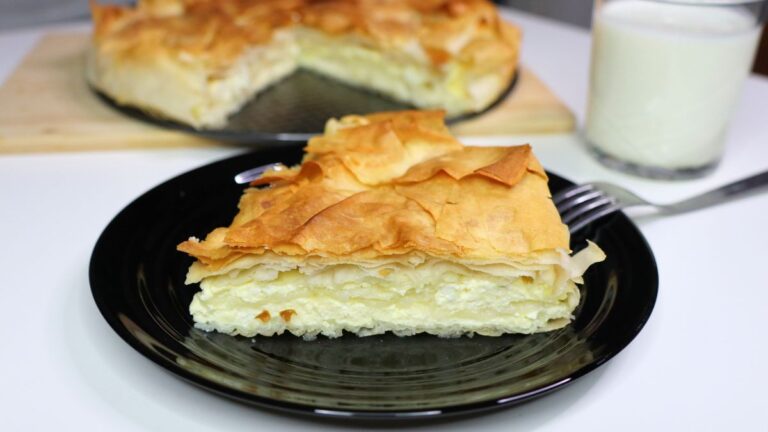 cheese borek with filo pastry