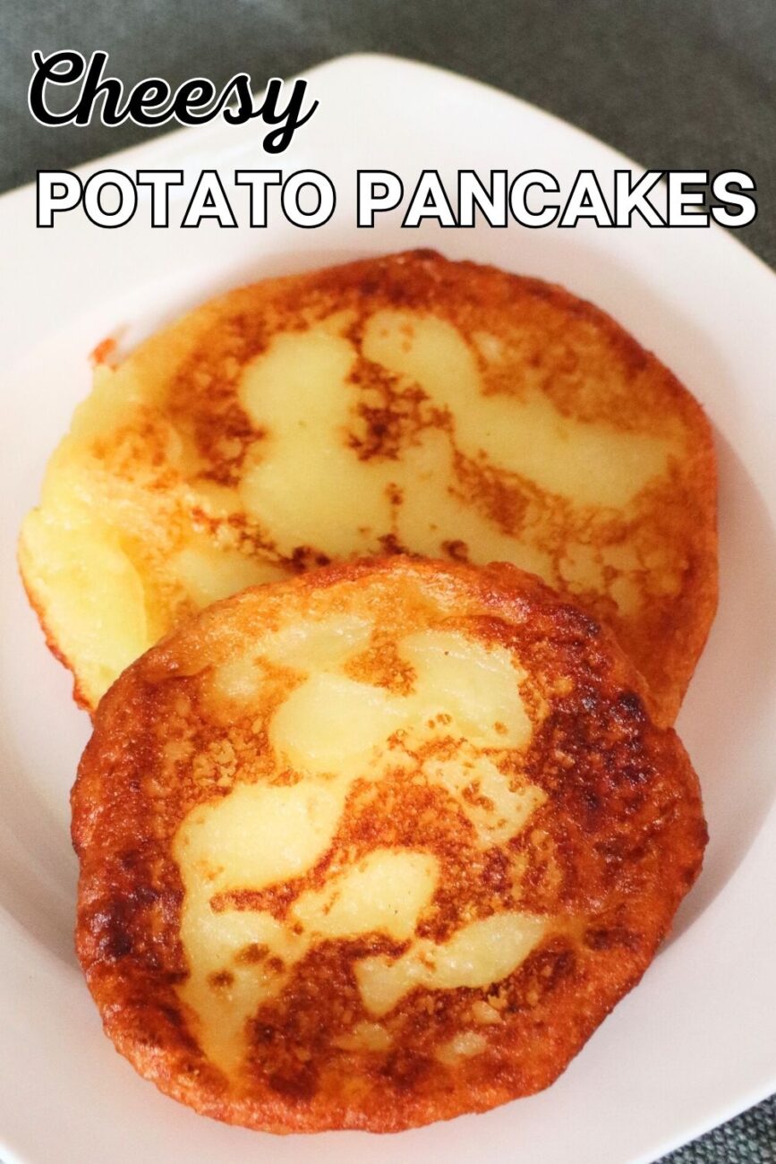 cheesy potato pancakes 