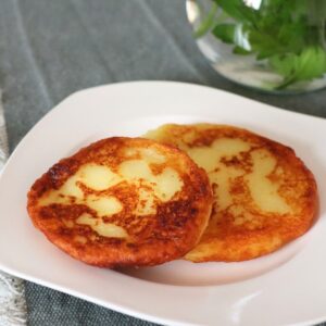 cheesy potato pancakes