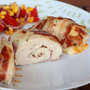 chicken roll ups stuffed with ham and cheese