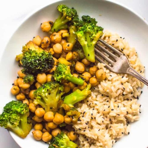 chickpea broccoli stir fry 6 of 7