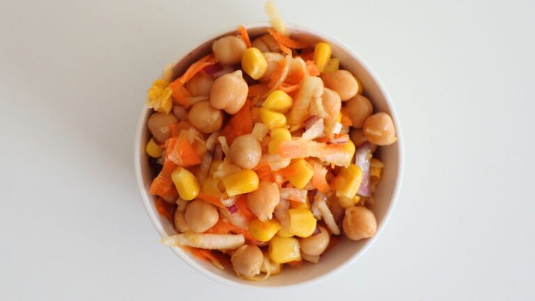 chickpea salad with corn simple