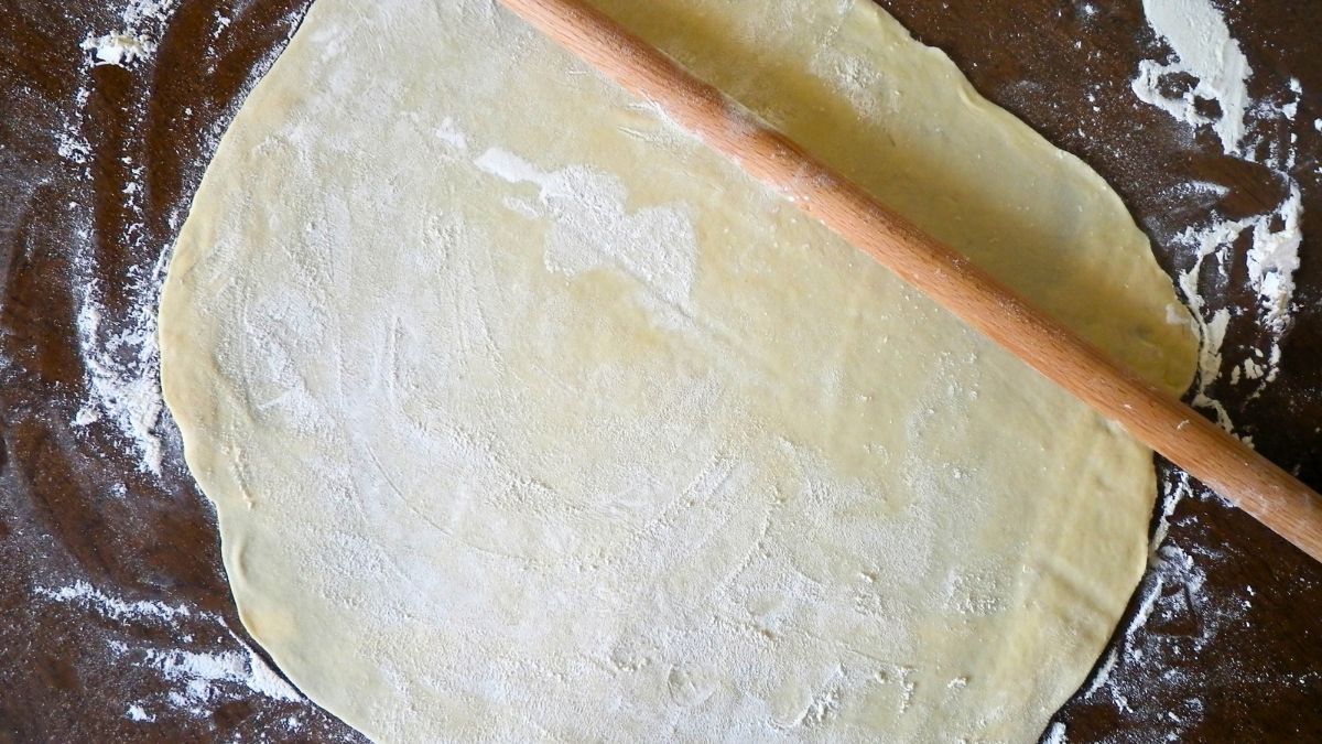 chilling and rerolling pie crust with too much shortening